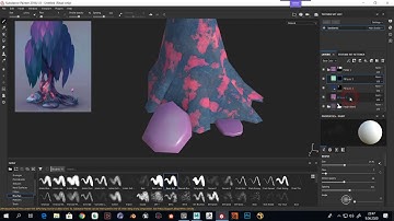 Autodesk Maya Substaince Painter Low Poly Tree