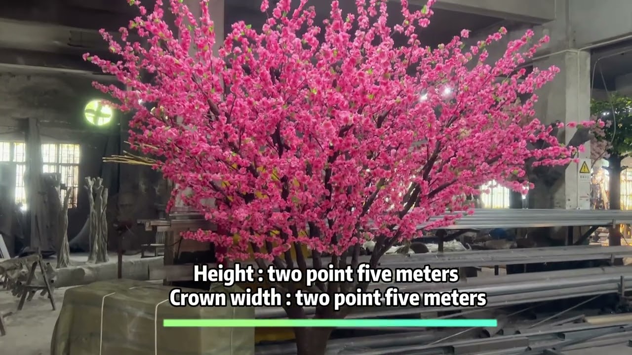 artificial peach blossom trees for shop decoration.Destination Australia. artificial tree factory