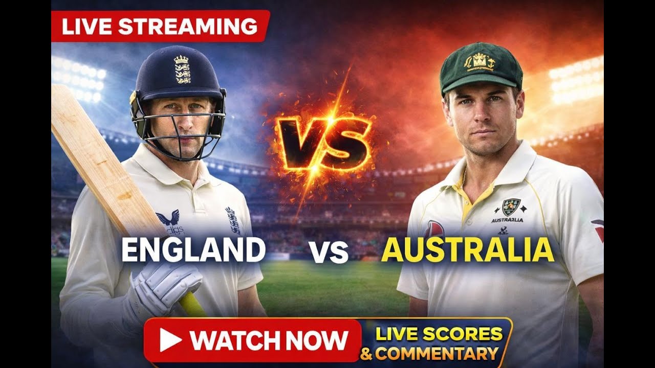 1️⃣ ENG vs AUS LIVE Test Match Today | England vs Australia Live Streaming | Day 1 LIVE