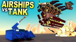 Bomber Airships vs Rocket Tank! [Trailmakers]