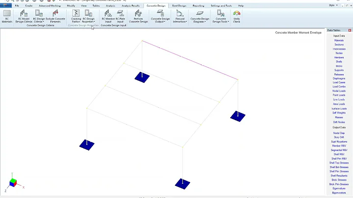 3D - Reinforced Concrete Beam Design