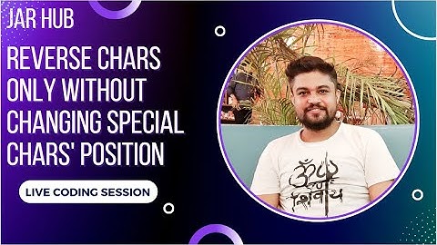 Reverse Characters Only Without Affecting Special Characters