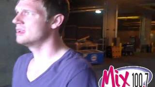 Nick Carter Tour Bus and Backstage