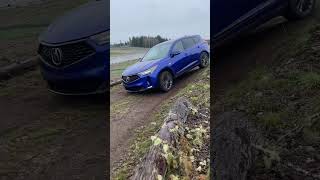 Offroad demo 2023 Acura RDX SHAWD Aspec on Everyman Driver #NWAPAMudfest