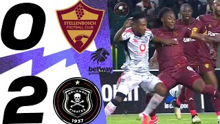 STELLENBOSCH FC VS Orlando Pirates | full highlights Betway premiership 