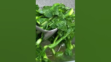 Rau cải làn xào đơn giản