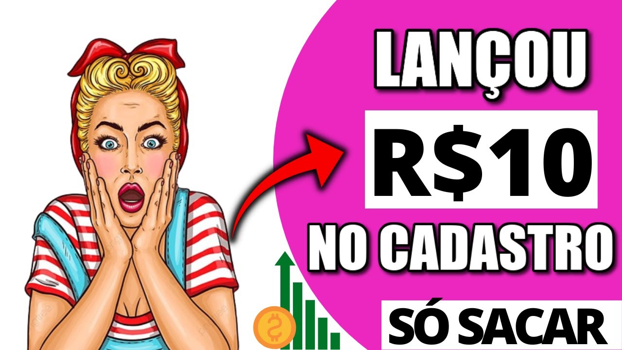 ✅Cadastrou Ganhou R$10 no PIX! App PAGANDO POR CADASTRO 2022 (Ganhar Dinheiro Online)