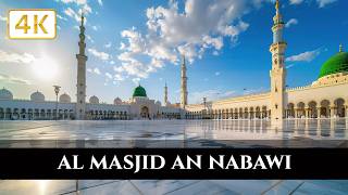 Al-Masjid an-Nabawi Medina 4K | Relaxing Haram Walking Tour (No Talking) Beautiful Destination
