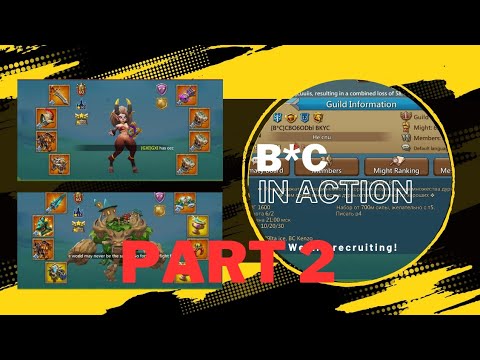 Lords mobile - Kvk highlights. Rallying online and bot targets!. B*C in ...