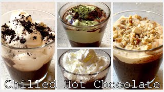 creamy chilled hot chocolate - thick rich yummy treats