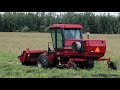 John Deere 4990 moco And Caseih 8830 Mowing Away!!