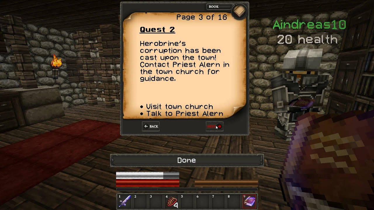 Lets Play! Adventure Map - Herobrine's Return: Minecraft w/ Aindreas10 ...
