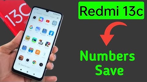 Redmi 13c numbers kaise save kare,how to save numbers properly in redmi 13c, contact settings use