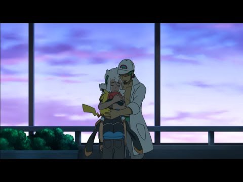 Ash says goodbye to Professor Kukui「AMV」