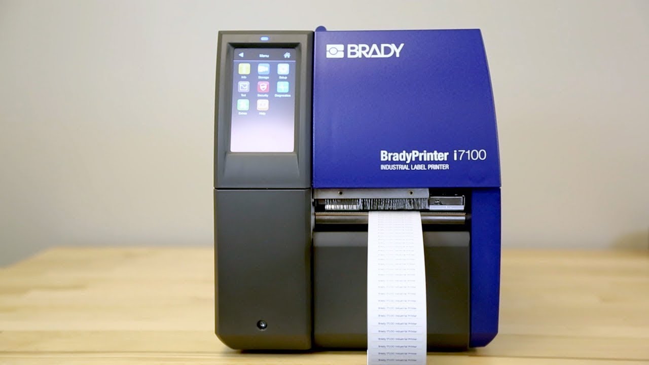 brady i7100 printer