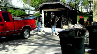 PT 1.How to tear down a garage fast