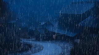 Barulho de Chuva para Dormir e Relaxar ⛈ Som de Chuva Torrencial, Vento e Trovoadas à Noite