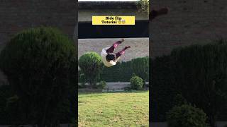 Side flip Tutorial 😨😰 #gangstamusic #flip #motivation