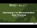 Optimizing C for Microcontrollers - Best Practices - Khem Raj, Comcast RDK
