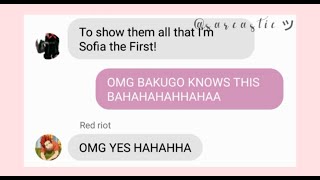 BNHA - Lyrics Prank! Sofia The First Theme Song uwu
