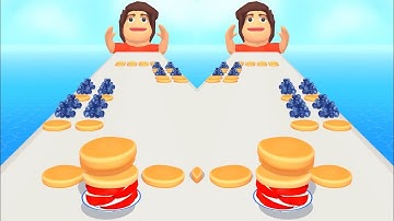 PANCAKE RUN 🥞🔥- All Levels Gameplay Android, iOS v.16