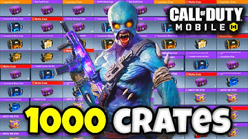 UNBOXING 1,000 CRATES in COD MOBILE 🤯