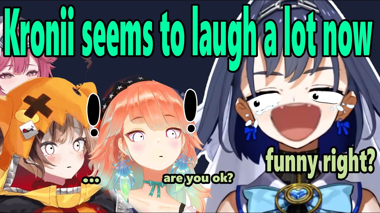 Kronii often makes a jokes and makes Kiara and Gigi confused