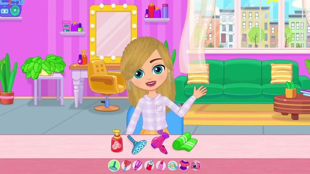 JOGO DE SALÃO DE BELEZA - GAME GIRL GAMES : HAIR SALON MAKEUP DRESS UP ...