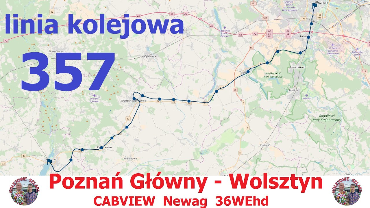 [CabView4K] POZNAŃ WOLSZTYN SPEED #kolejewielkopolskie