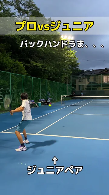 元日本1位最強ペアに強気なジュニア【杉山愛&鈴木貴男】#Shorts