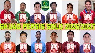 Persis Solo 2026 Indonesian Liga 2 Squad List | Can Laskar Sambernyawa Earn Promotion?