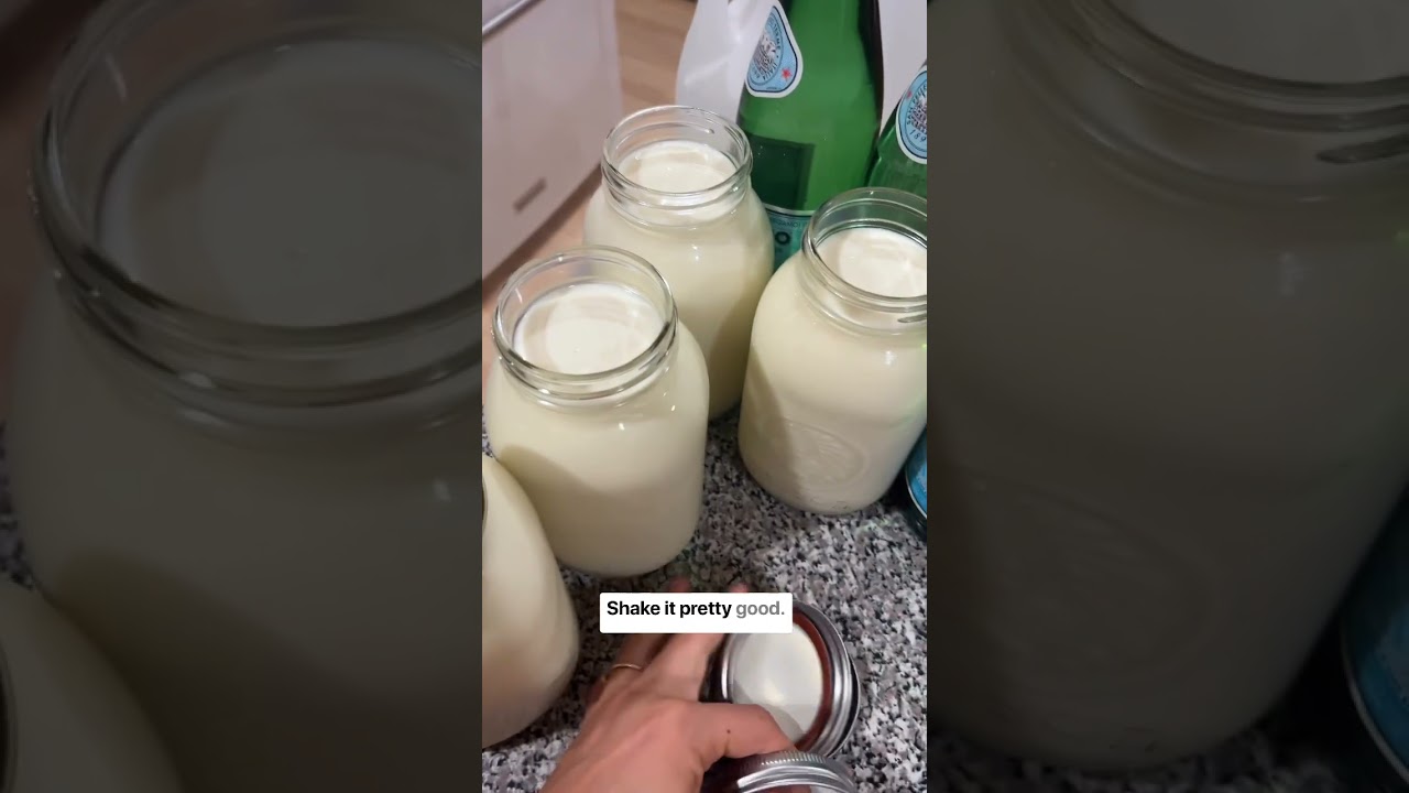 Making RAW MILK KEFIR the easy way 🥛