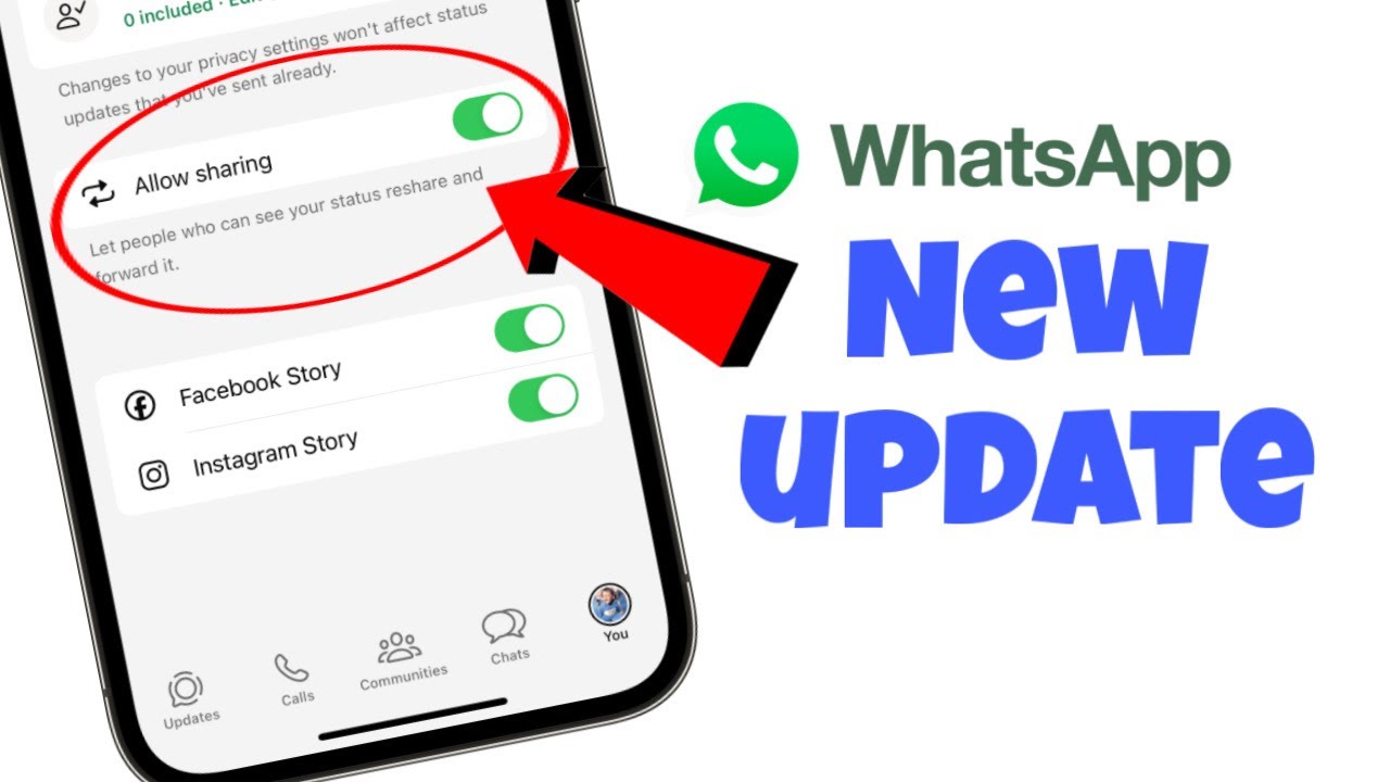 ReShare WhatsApp status update 🤯| How to enable Allow Status Reshare ...