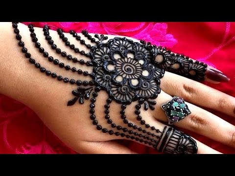 Latest Beautiful Arabic Jewellery Henna Mehndi Design For Hands