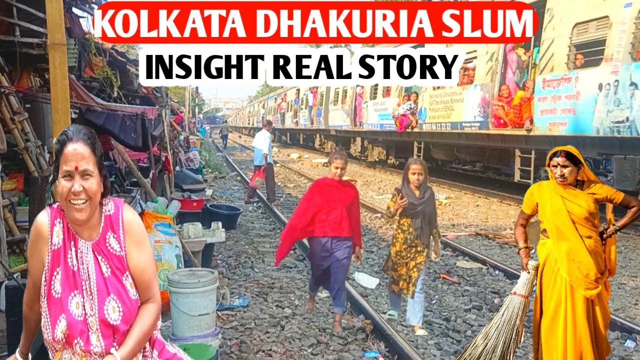 Inside Kolkata's most crowded slum area | Lifestyle of Dhakuria Side Slum | Kolkata Slum Life |