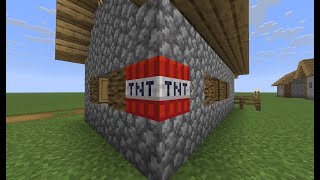 🔴Minecraft - TNT village live  #minecraft #shorts