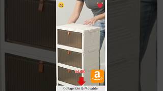 😀4-Tier Stackable Plastic Storage Bins with Lids & Wheels – 92QT Total Capacity💓