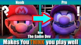 How the Game Developer makes you think you play well.