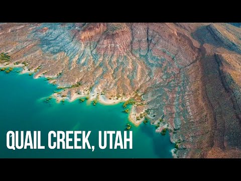 Drone QUAIL CREEK, UTAH- Earth From Above 4k