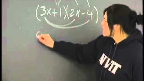 Sec 5 Ex 3 Multiplying Polynomials - Using "FOIL"