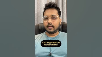SaaS Trap 99% of Founders Make