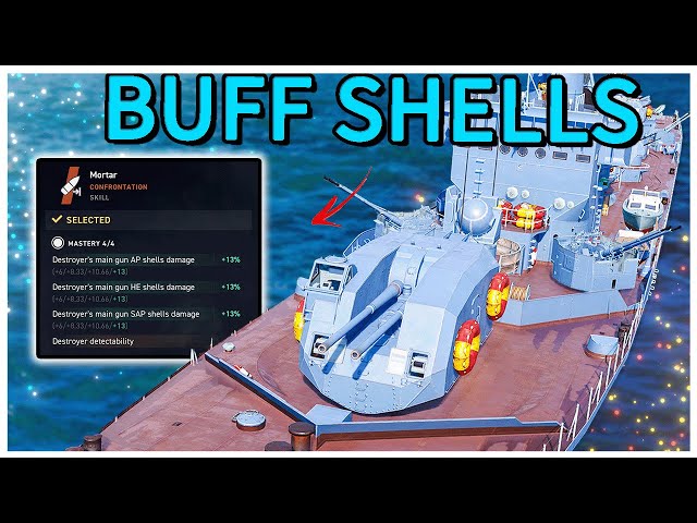 Lüshun OP with 1 Captain Skill in World of Warships Legends class=