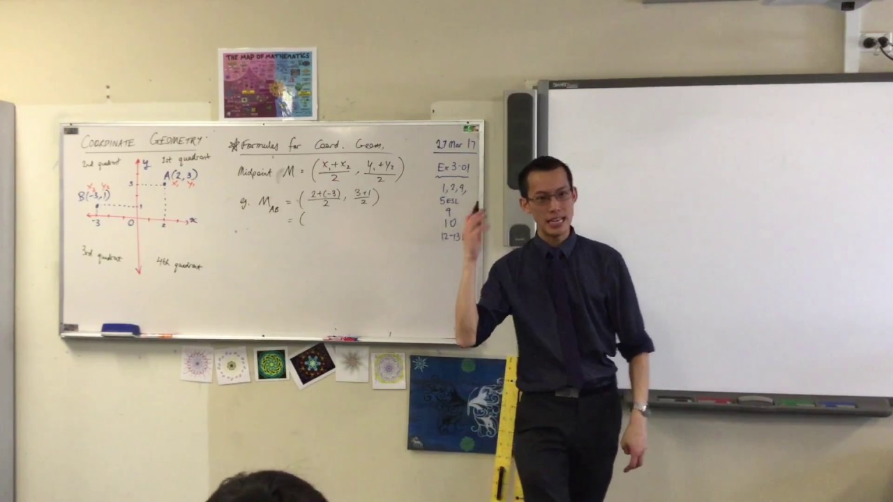 Introduction to Coordinate Geometry (2 of 2: Midpoint Formula)