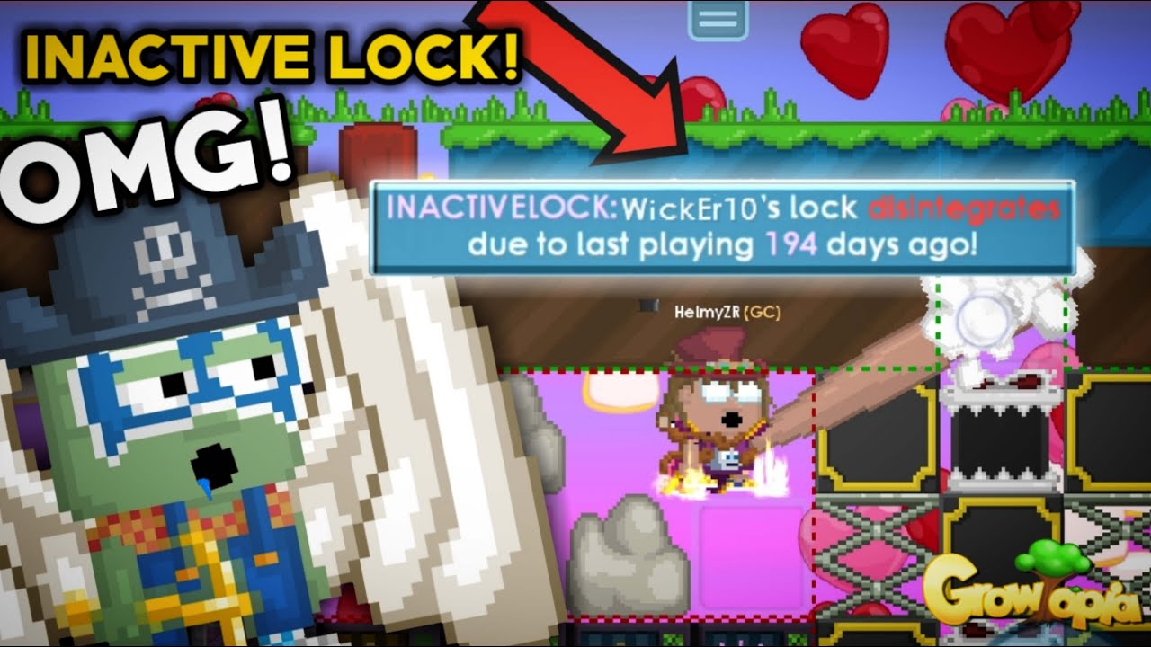 BREAKING INACTIVE LOCK (WICKER10 WORLD) IN GROWTOPIA YouTube