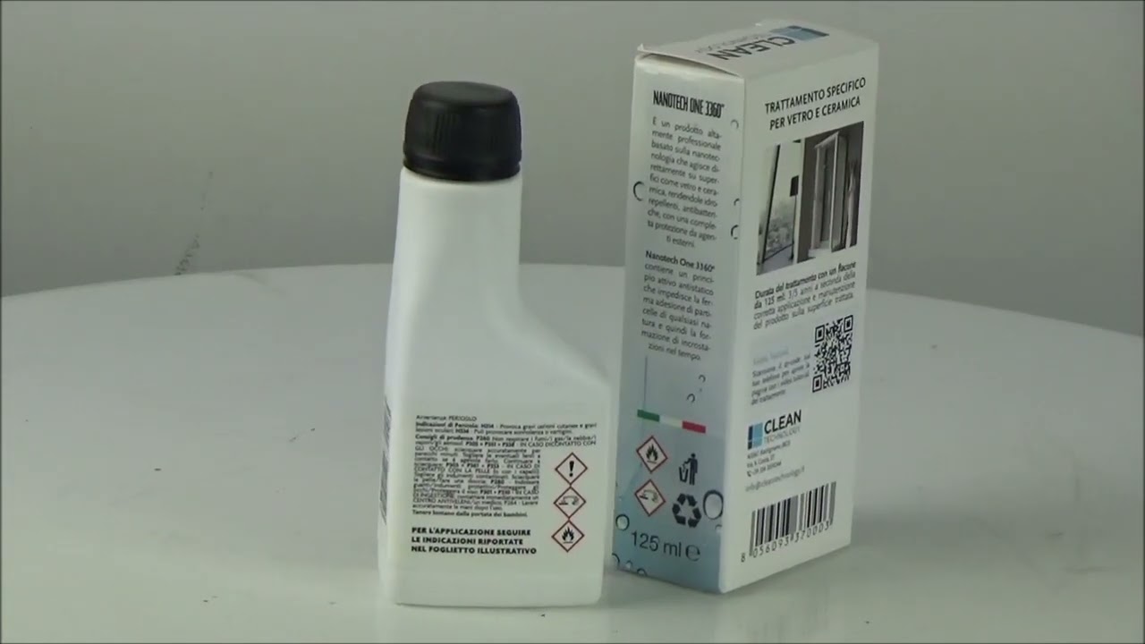 Trattamento professionale anticalcare permanente per box doccia - Nanotech  One 3360 (125 ml)