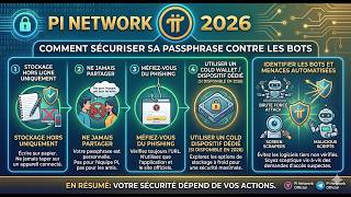 Pi Network 2026 Comment sécuriser sa passphrase Pi contre les bots