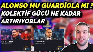 ALONSO ve GUARDİOLA 'YI ALDIM ? HANGİSİ KOLEKTİF GÜCÜ DAHA ÇOK ARTIRIYOR ? (EFOOTBALL 2024 MOBİLE)