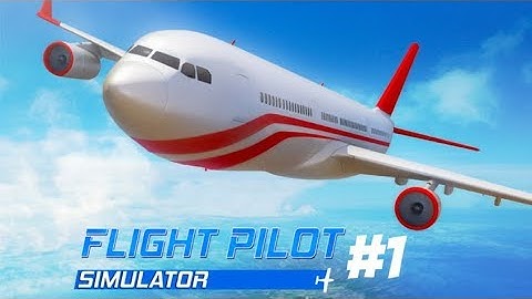 Flight Pilot Simulator: 3D Flying Games iOS Gameplay (iPhone & iPad)