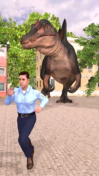 Dino Break Restaurant Window | Spino Dinosaurs Attack Customers #dinosaur #dinosaurvideos