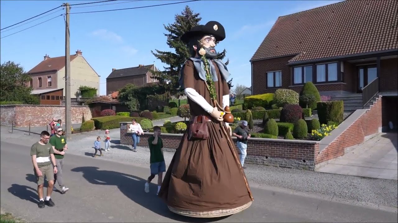 Cortege de geants 2025 à Chièvres